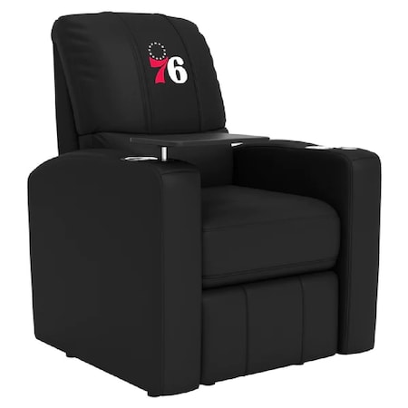 Stealth Power Plus Recliner With Philadelphia 76ers Secondary Logo